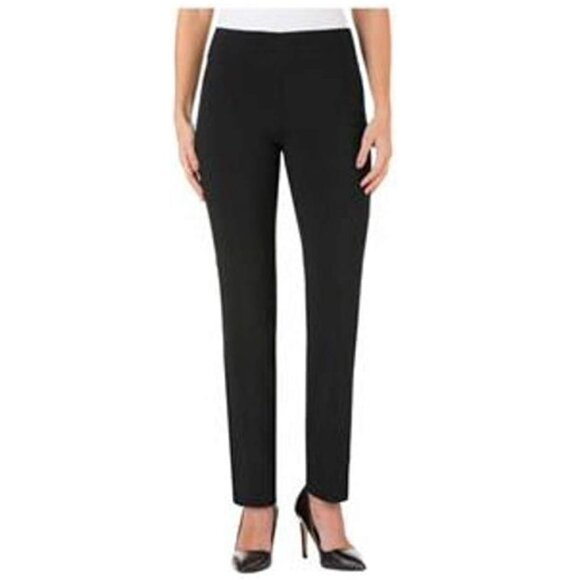 Hilary Radley Black High-Waisted Tummy Control Super Stretch Pull-on Skinny Pant - Picture 3 of 12